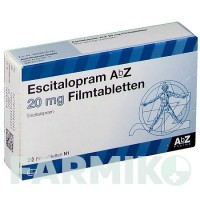 ЭСЦИТАЛОПРАМ (ESCITALOPRAM) 20 мг таблетки 20 шт - Эсциталопрам ABZ PHARMA