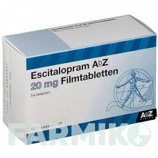 ЕСЦИТАЛОПРАМ (ESCITALOPRAM) 20 мг таблетки 50 шт - Есциталопрам ABZ PHARMA