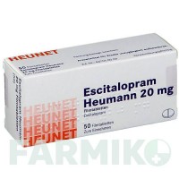 ЕСЦИТАЛОПРАМ (ESCITALOPRAM) 20 мг таблетки 50 шт - Есциталопрам HEUNET PHARMA
