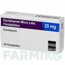 ЭСЦИТАЛОПРАМ (ESCITALOPRAM) 20 мг таблетки 20 шт - Эсциталопрам MICRO LABS