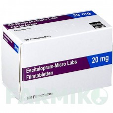 ЭСЦИТАЛОПРАМ (ESCITALOPRAM) 20 мг таблетки 100 шт - Эсциталопрам MICRO LABS