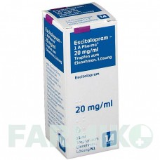 ЕСЦИТАЛОПРАМ (ESCITALOPRAM) 20 мг/мл краплі 15 мл - Есциталопрам 1 A PHARMA