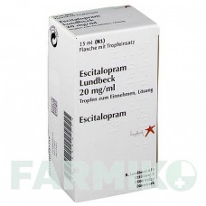 ЭСЦИТАЛОПРАМ (ESCITALOPRAM) 20 мг/мл капли 15 мл - Эсциталопрам LUNDBECK