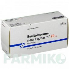 ЕСЦИТАЛОПРАМ (ESCITALOPRAM) 20 мг таблетки 20 шт - Есциталопрам NEURAXPHARM