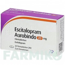 ЕСЦИТАЛОПРАМ (ESCITALOPRAM) 20 мг таблетки 20 шт - Есциталопрам PUREN PHARMA