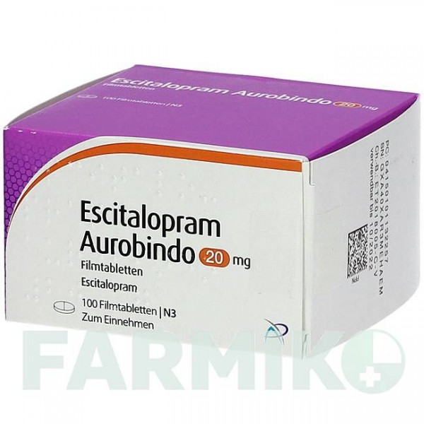 ЕСЦИТАЛОПРАМ (ESCITALOPRAM) 20 мг таблетки 50 шт - Есциталопрам PUREN PHARMA