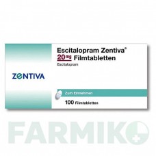 ЭСЦИТАЛОПРАМ (ESCITALOPRAM) 20 мг таблетки 20 шт - Эсциталопрам ZENTIVA