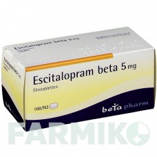 ЕСЦИТАЛОПРАМ (ESCITALOPRAM) 5 мг таблетки 100 шт - Есциталопрам BETAPHARM