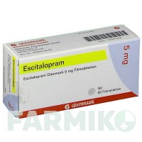 ЭСЦИТАЛОПРАМ (ESCITALOPRAM) 5 мг таблетки 50 шт - Эсциталопрам GLENMARK