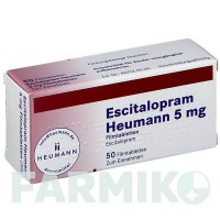 ЕСЦИТАЛОПРАМ (ESCITALOPRAM) 5 мг таблетки 50 шт - Есциталопрам HEUMANN PHARMA