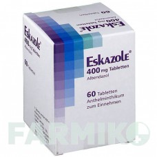 ЭСКАЗОЛ (ESKAZOLE) 400 мг таблетки 60 шт - Альбендазол 1 0 1 CAREFARM