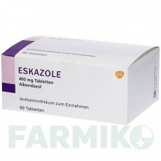 ЭСКАЗОЛ (ESKAZOLE) 400 мг таблетки 60 шт - Альбендазол ORIFARM