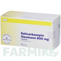 ЕСЛІКАРБАЗЕПІН (ESLICARBAZEPIN) 800 мг таблетки 90 шт - Еслікарбазепін HEUMANN PHARMA