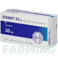ЭЗОМЕП (ESOMEP) 20 мг капсулы 60 шт - Эзомепразол HEXAL