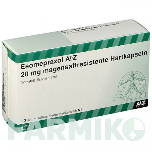 ЭЗОМЕПРАЗОЛ (ESOMEPRAZOL) 20 мг капсулы 30 шт - Эзомепразол ABZ PHARMA