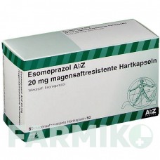 ЕЗОМЕПРАЗОЛ (ESOMEPRAZOL) 20 мг капсули 60 шт - Езомепразол ABZ PHARMA
