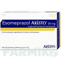 ЭЗОМЕПРАЗОЛ (ESOMEPRAZOL) 20 мг капсулы 30 шт - Эзомепразол ARISTO PHARMA