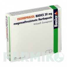 ЕЗОМЕПРАЗОЛ (ESOMEPRAZOL) 20 мг капсули 30 шт - Езомепразол BASICS