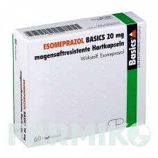 ЕЗОМЕПРАЗОЛ (ESOMEPRAZOL) 20 мг капсули 60 шт - Езомепразол BASICS