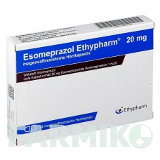 ЭЗОМЕПРАЗОЛ (ESOMEPRAZOL) 20 мг капсулы 15 шт - Эзомепразол ETHYPHARM