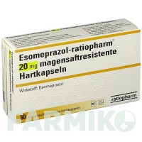 ЭЗОМЕПРАЗОЛ (ESOMEPRAZOL) 20 мг капсулы 30 шт - Эзомепразол RATIOPHARM
