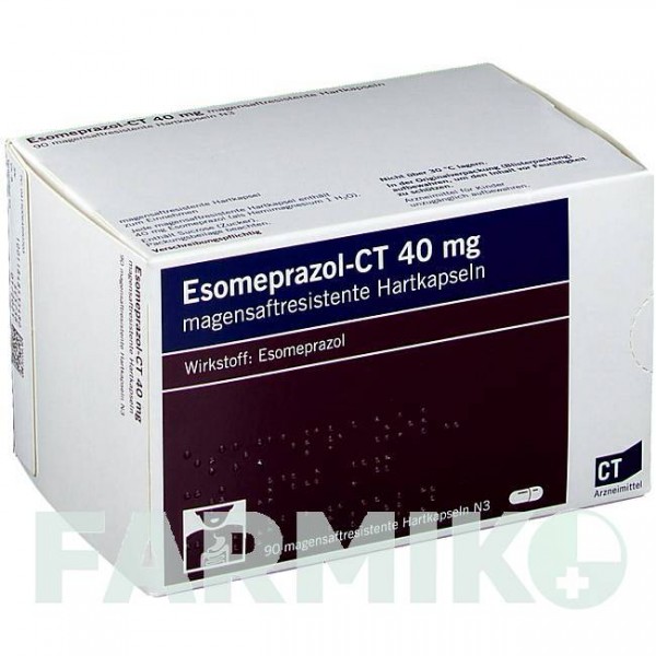 ЭЗОМЕПРАЗОЛ (ESOMEPRAZOL) 40 мг капсулы 90 шт - Эзомепразол ABZ PHARMA