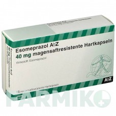 ЕЗОМЕПРАЗОЛ (ESOMEPRAZOL) 40 мг капсули 15 шт - Езомепразол ABZ PHARMA