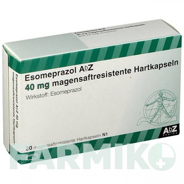 ЭЗОМЕПРАЗОЛ (ESOMEPRAZOL) 40 мг капсулы 30 шт - Эзомепразол ABZ PHARMA