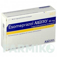 ЕЗОМЕПРАЗОЛ (ESOMEPRAZOL) 40 мг капсули 60 шт - Езомепразол ARISTO PHARMA