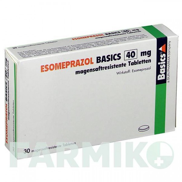 ЕЗОМЕПРАЗОЛ (ESOMEPRAZOL) 40 мг таблетки 30 шт - Езомепразол BASICS