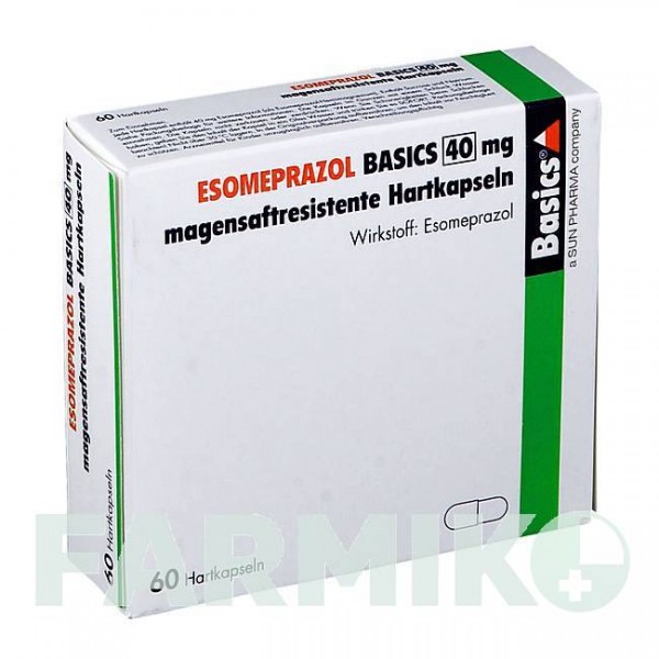 ЭЗОМЕПРАЗОЛ (ESOMEPRAZOL) 40 мг капсулы 15 шт - Эзомепразол BASICS