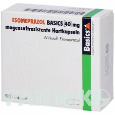ЕЗОМЕПРАЗОЛ (ESOMEPRAZOL) 40 мг капсули 90 шт - Езомепразол BASICS