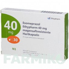 ЭЗОМЕПРАЗОЛ (ESOMEPRAZOL) 40 мг капсулы 30 шт - Эзомепразол ETHYPHARM