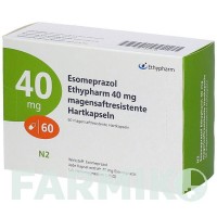 ЕЗОМЕПРАЗОЛ (ESOMEPRAZOL) 40 мг капсули 60 шт - Езомепразол ETHYPHARM