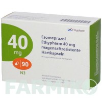 ЕЗОМЕПРАЗОЛ (ESOMEPRAZOL) 40 мг капсули 90 шт - Езомепразол ETHYPHARM