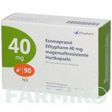 ЭЗОМЕПРАЗОЛ (ESOMEPRAZOL) 40 мг капсулы 90 шт - Эзомепразол ETHYPHARM