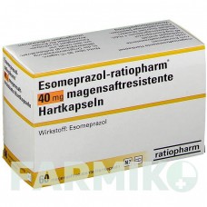 ЭЗОМЕПРАЗОЛ (ESOMEPRAZOL) 40 мг капсулы 60 шт - Эзомепразол RATIOPHARM