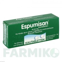 ЭСПУМИЗАН (ESPUMISAN) таблетки 50 шт - Силикон BERLIN-CHEMIE