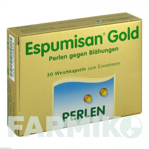 ЭСПУМИЗАН (ESPUMISAN) капсулы 20 шт - Силикон BERLIN-CHEMIE