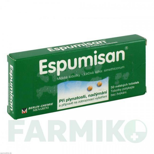 ЭСПУМИЗАН (ESPUMISAN) капсулы 50 шт - Силикон EMRA-MED