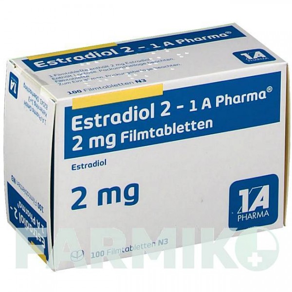ЭСТРАДИОЛ (ESTRADIOL) 2 таблетки 100 шт - Активные вещества 1 A PHARMA