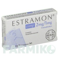 ЭСТРАМОН (ESTRAMON) 2 мг/1 мг таблетки 28 шт - Норэтистерон, Эстроген HEXAL