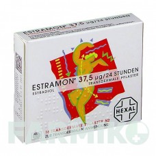 ЭСТРАМОН (ESTRAMON) 37,5 мкг/24 ч пластырь 18 шт - Эстрадиол HEXAL