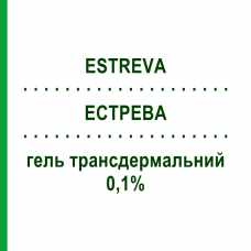 ЕСТРЕВА (ESTREVA) 0,1% гель трансдермальний 50 г - Естрадіол THERAMEX