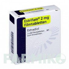 ЕСТРИФАМ (ESTRIFAM) 2 мг таблетки 28 шт - Естрадіол NOVO NORDISK