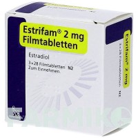 ЕСТРИФАМ (ESTRIFAM) 2 мг таблетки 3x28 шт - Естрадіол NOVO NORDISK