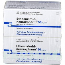 ЭТОСУКСИМИД (ETHOSUXIMID) 50 мг/мл раствор 2x125 мл - Этосуксимид NEURAXPHARM
