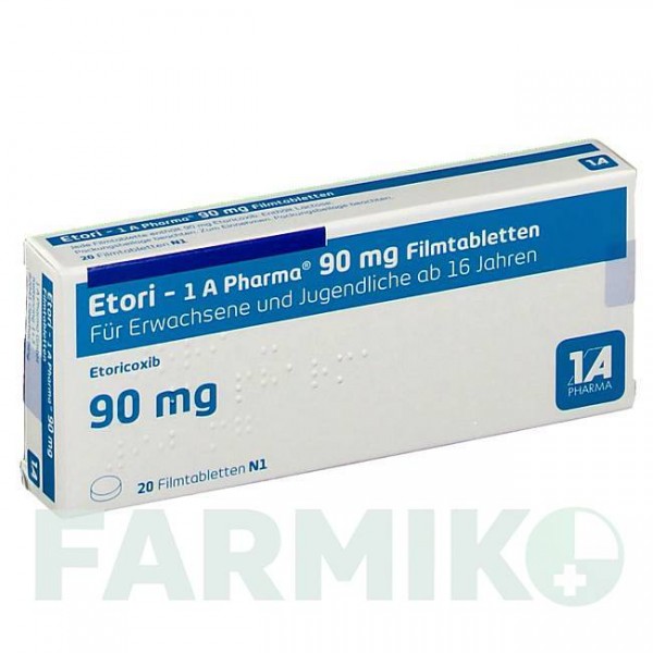 ЭТОРИ (ETORI) 90 мг таблетки 20 шт - Эторикоксиб 1 A PHARMA