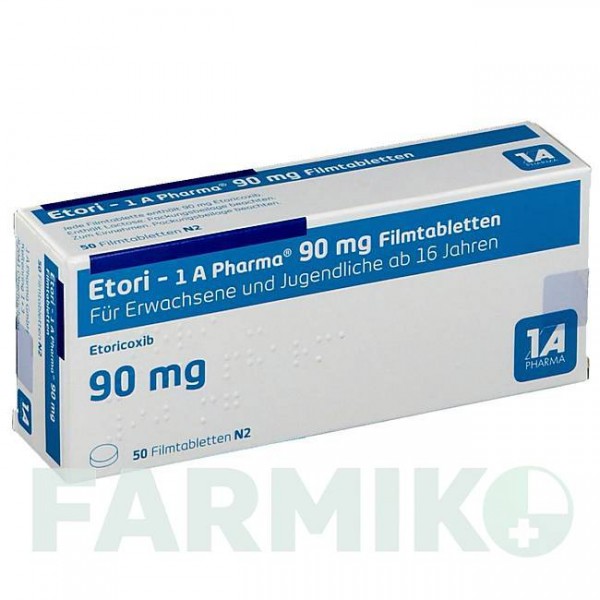 ЭТОРИ (ETORI) 90 мг таблетки 50 шт - Эторикоксиб 1 A PHARMA