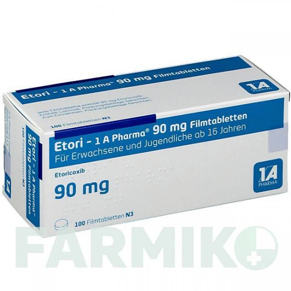 ЭТОРИ (ETORI) 90 мг таблетки 100 шт - Эторикоксиб 1 A PHARMA